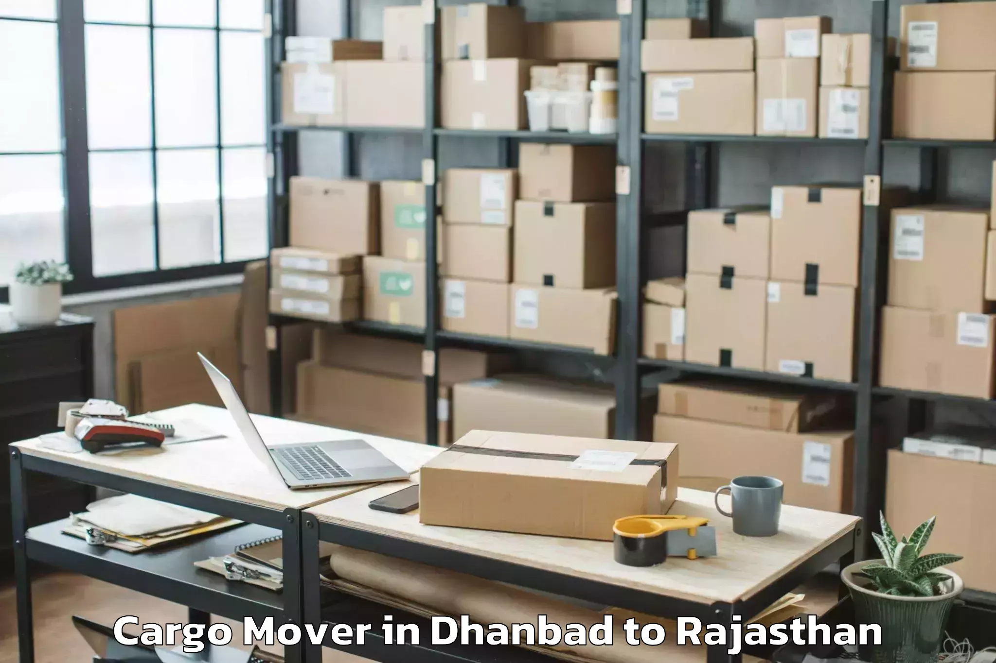 Leading Dhanbad to Khinwara Cargo Mover Provider